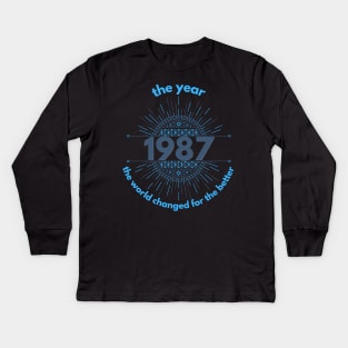 1987 Kids Long Sleeve T-Shirt